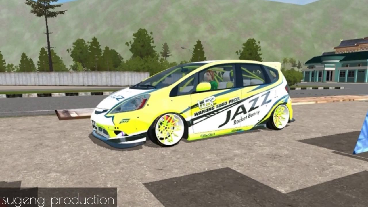 7700 Mod Bussid Mobil Jazz Racing Terbaru