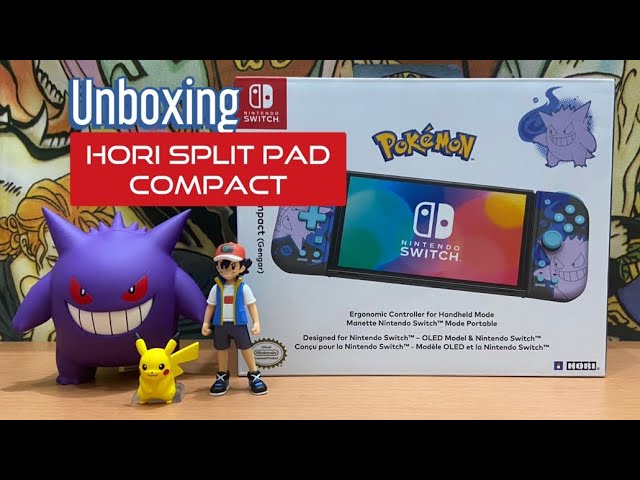 NEW Gengar controller - POKEMON - Nintendo Switch - HORI Split pad compact  - Pokemice 123 - YouTube