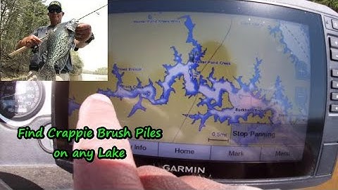 How to find crappie on any lake/ How to  find brush piles on any lake/ How to catch May Crappie