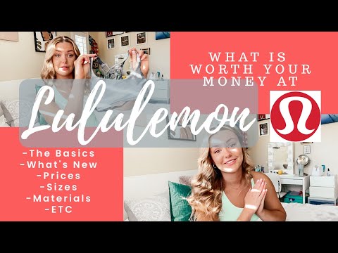 LULULEMON THAT IS WORTH THE MONEY || My favs, The basics, Best materials, Sizing, ETC!