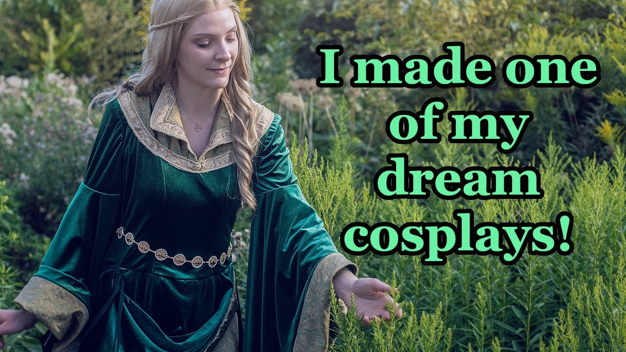 Eowyn's Green Velvet Dress | Cosplay Build Vlog
