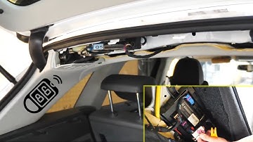 Audi | How To TAILGATE one KICK/key REMOTE open/close module INSTALL?
