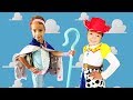 WE woke up as BO PEEP & JESSIE from Toy STORY 4!   rescue the TOYS!