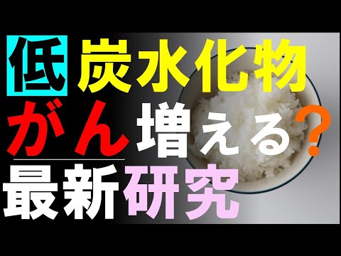 低炭水化物ダイエットで「がん」が増える？日本人での最新研究を医師が解説