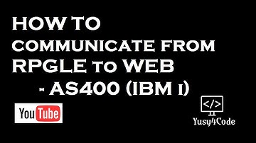 How to communicate from AS400 RPGLE to Web browser