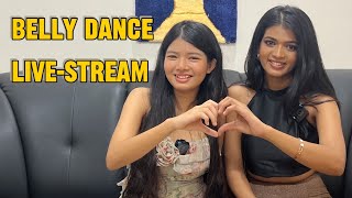 Sonam First time Indian Belly Dance Live streaming with Theint Myanmar. (Burma)