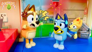 BLUEY Learns Not Everything Is Free ⛔ | Lessons For Kids | Pretend Play with Bluey Toys