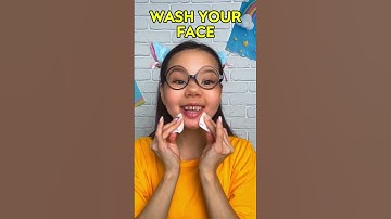 Ready For Bed? Let’s Learn Night Time HYGIENE! 🛏️ 🧼 #shorts #kids