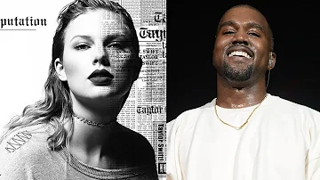 Fans Think Taylor Swift Is Shading Kanye With "Reputation" Album Cover