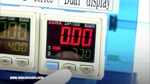 Panasonic DP-100 Series Hysteresis Mode Set-Up Demonstration