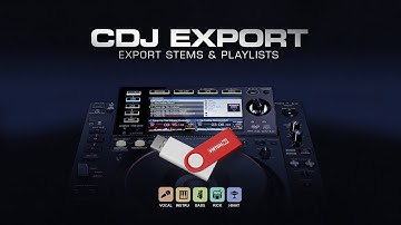 CDJ Export - Extract individual stems & create playlists for CDJ players