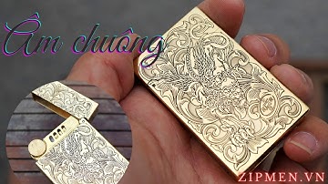 Bật lửa âm chuông hình tỳ hưu may mắn | Hộp quẹt zorro brass