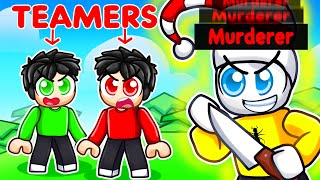 TRICKING TEAMERS with FAKE LUCK in MM2!