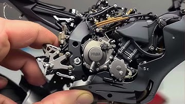 Man Builds Hyperrealistic Racing MOTORCYCLE at Scale | Yamaha Replica by  @kotascalemodel