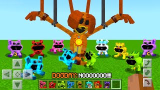 I BECAME DOGDAY in Poppy Playtime Chapter 3 SMILING CRITTERS ADDON UPDATE in MINECRAFT PE