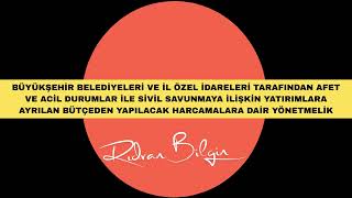 Gyud Sınavı Büyükşehir Belediyeleri Ve İl Özel İdareleri Harcamalari Yönetmeli̇ği̇