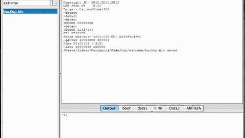 USBJTAG NT on ExtremeView XV3300 (Mac)