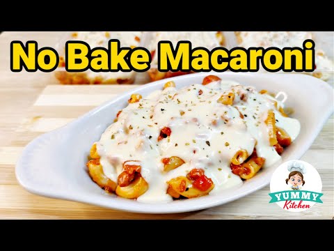 NO BAKE MACARONI | PERFECT FOR HOLIDAY | DI NA KAILANGAN NG OVEN PARA SA MASARAP NA MACARONI |