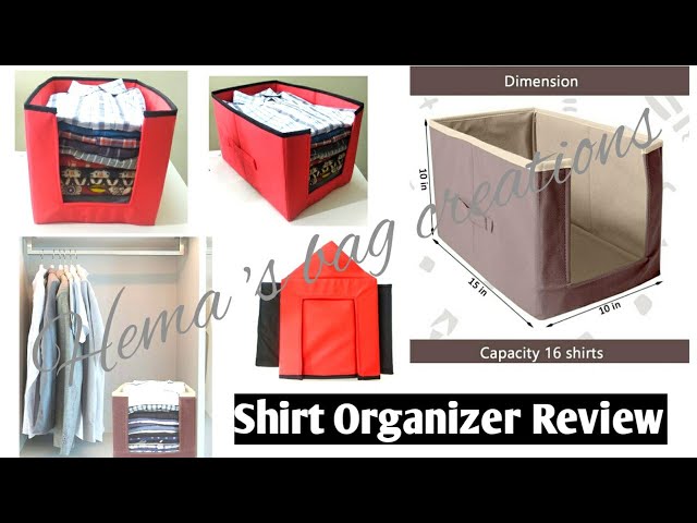 DIY #Shirt #Kurti Organizer/Shirt Stacker Closet #Wordrobe Organizer demo #Organizer Review By #Hema