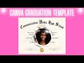 How to use canva template graduation diploma template  canvapro