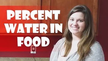 Chemistry Demo: How to Calculate Percent Water