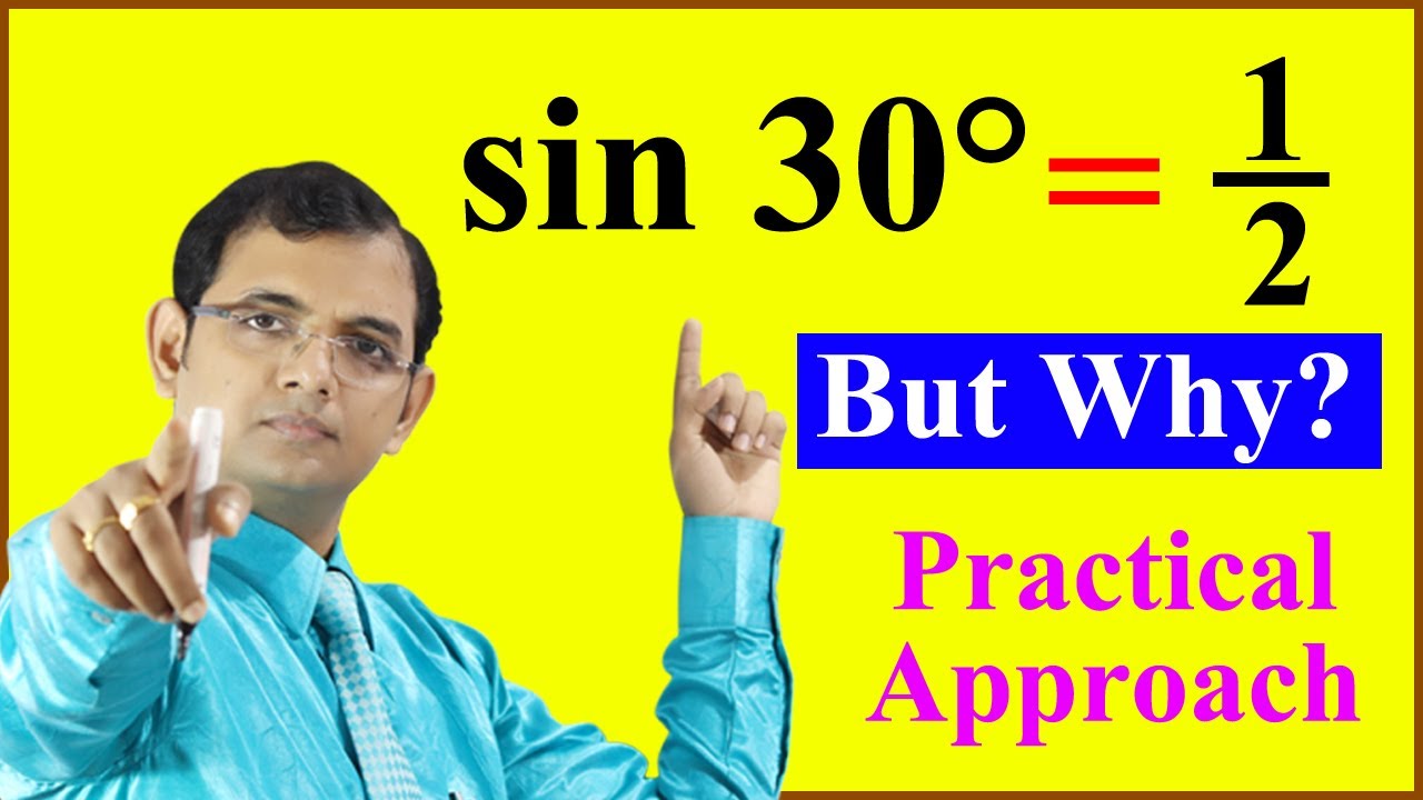 sin 30° = 1/2 (Why & How?) || Trigonometry - youtube