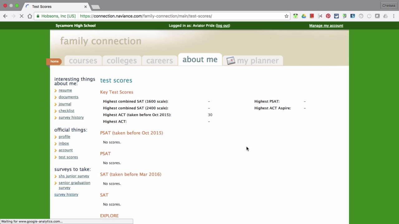 Naviance Transcript Request Tutorial 2018 19 Youtube