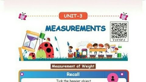 3rd std Maths - Term 2 - Unit 3- Measurements