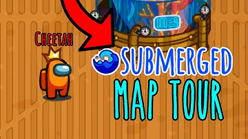 Among Us SUBMERGED Map FULL TOUR! (No Commentary)