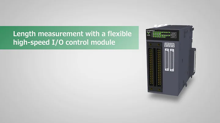 Length measurement with a flexible high speed I/O control module