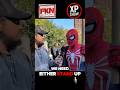 Spider-Man Says to Fight Against Trump #trending #interview #viral #spiderman #trump #shorts #marvel