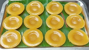 Cách pha bột làm BÁNH BÈO NGỌT có xoáy đồng tiền mềm dẻo thơm ngon