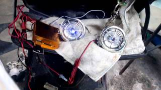 alarma moto reproductor usb sd radio fm