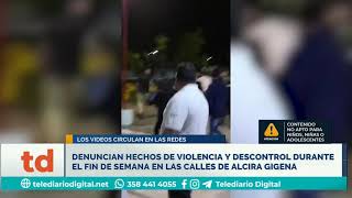 Denuncian hechos de violencia en Alcira Gigena