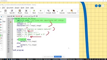 Curso de Fortran 90 - clase 1-5 - Control de flujo if then else