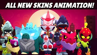 All New Upcoming Skin Animations In Brawl Stars! #mutations