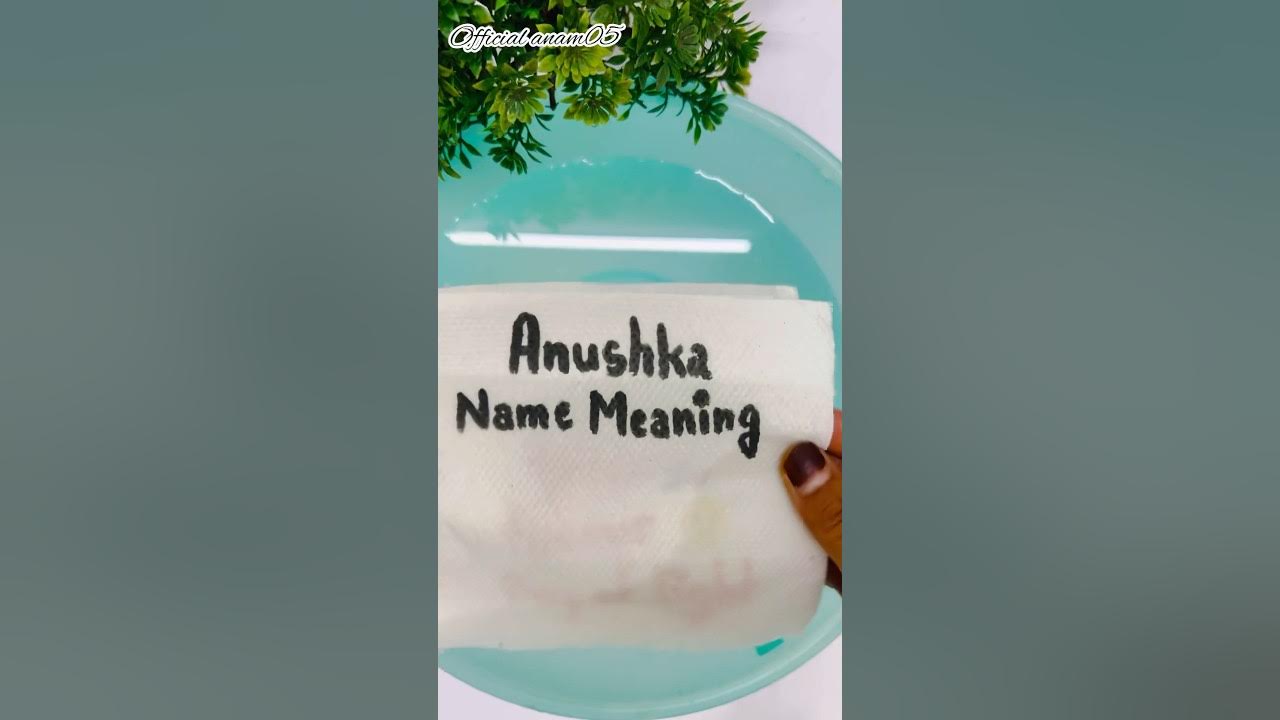 Anushka name meaning in English ️😍viral trending name shorts 