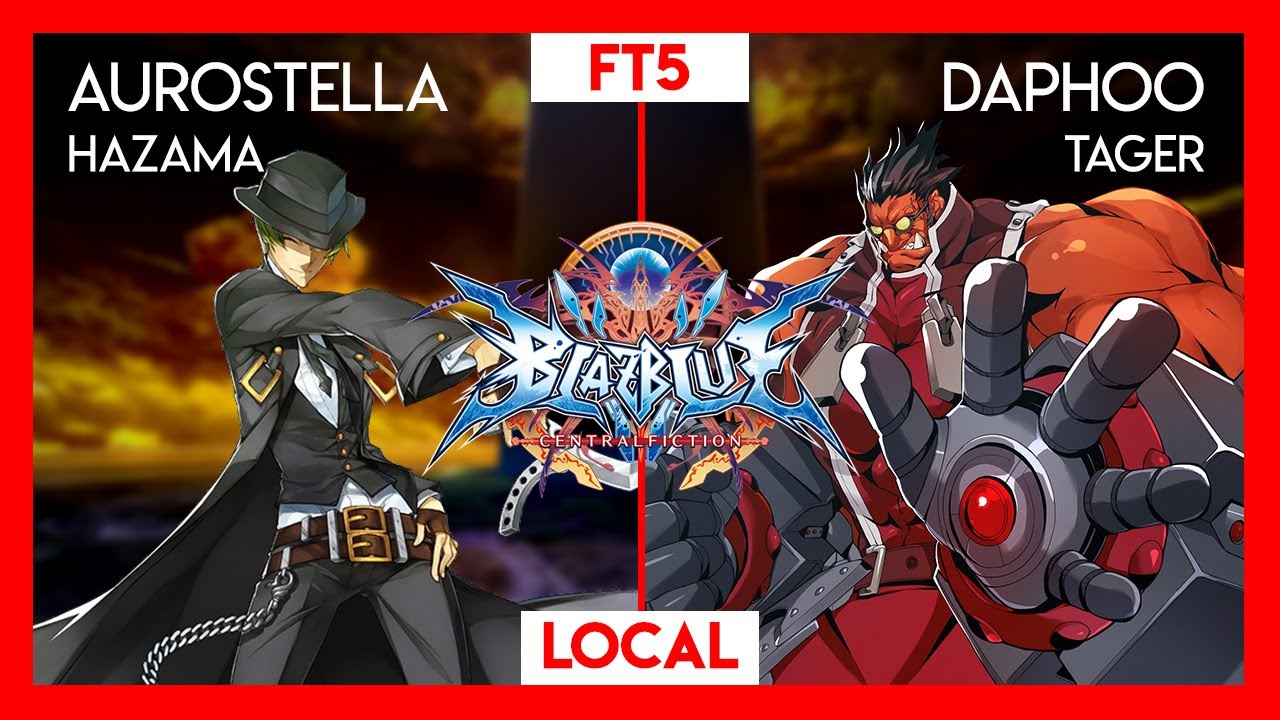 [BBCF2] Aurostella (Hazama) vs Daphoo (Tager) | Local FT5