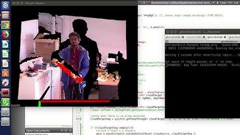 Estimating Relative Pose and Aligning of a cylinder model using ICP