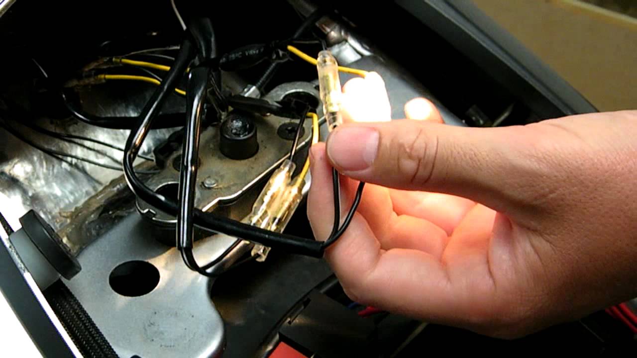 The wiring of New LED indicators on my Suzuki Bandit 1250 ... suzuki hayabusa fuse box 
