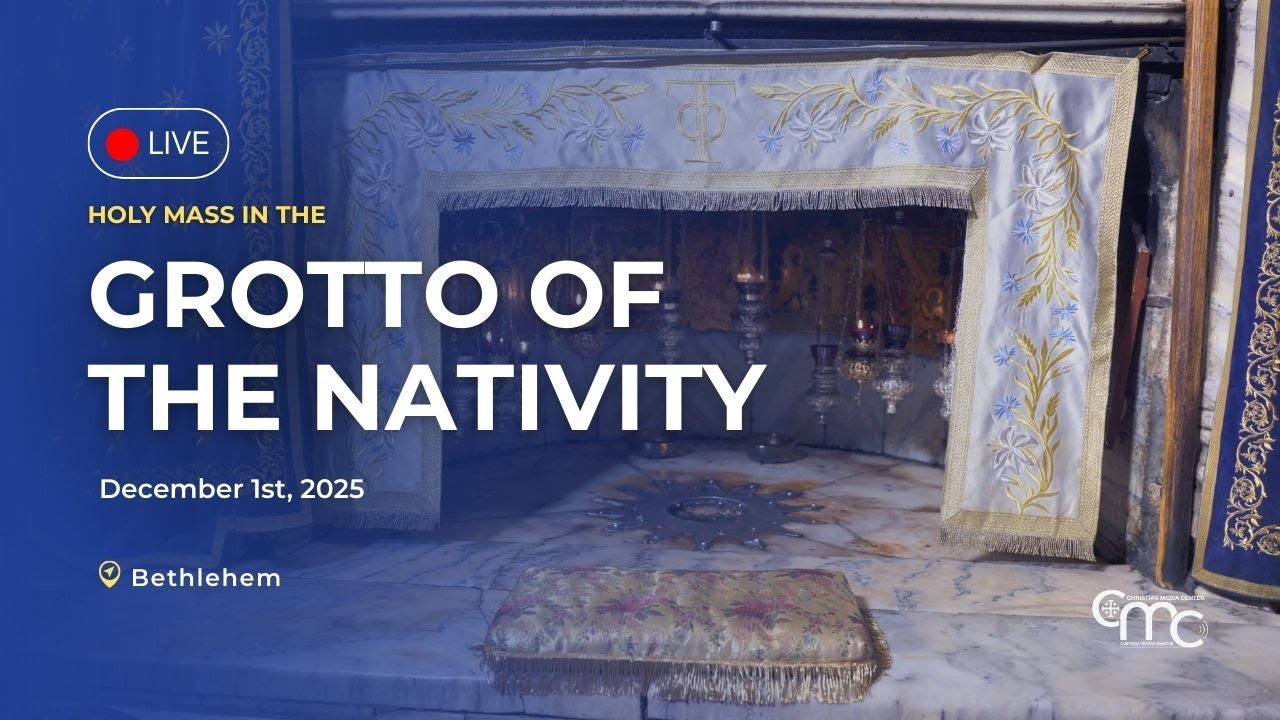 Holy Mass in the Grotto of the Nativity | BETHLEHEM