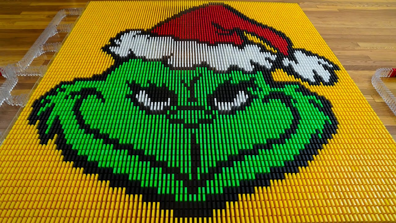 Christmas Domino Compilation ft. The Grinch!