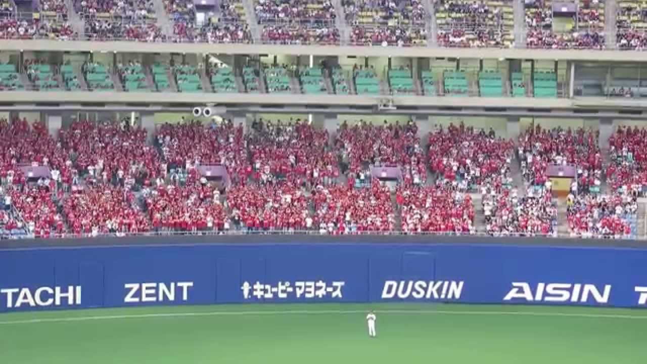 2014-7-13 中日対広島 レフトスタンドの応援風景 @ナゴヤドーム - YouTube