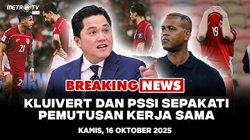 BREAKING NEWS - MENPORA ERICK THOHIR: PEMECATAN KLUIVERT & KESIAPAN SEA GAMES 2025