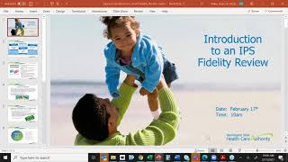DBHR Introduction to the IPS Supported Employment Virtual Fidelity Review
