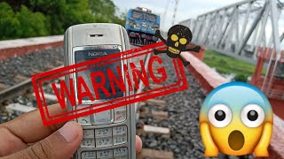 Nokia 1100 vs Train |  Train Experiment | Mobile on Railway track😱💥  #1