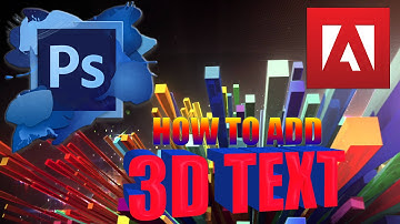 How To Create 3D Text In Photoshop (CC,CS5,CS6)