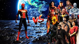 Spider man VS Marvel and DC | Four Round Fight