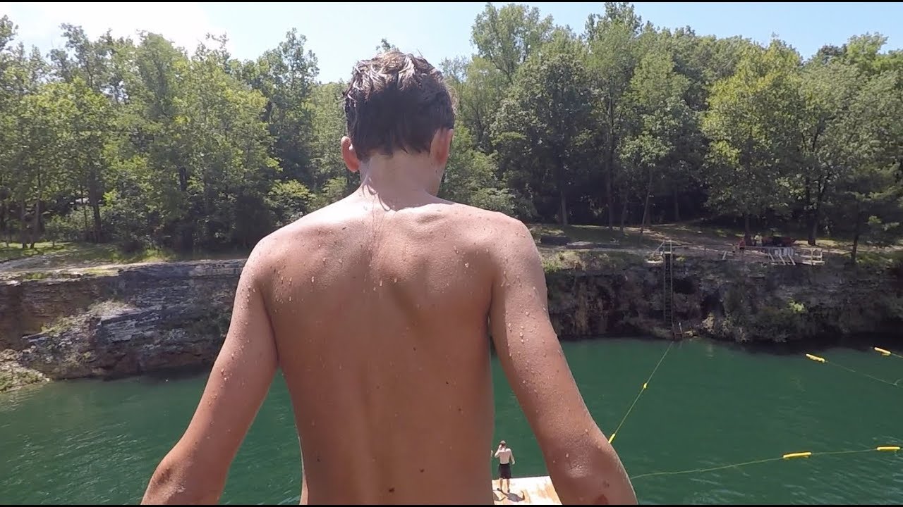 CLIFF DIVING Benton Harbor Michigan YouTube