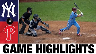 J.T. Realmuto homers in Phillies' 5-4 win | Yankees-Phillies Game Highlights 8\/6\/20